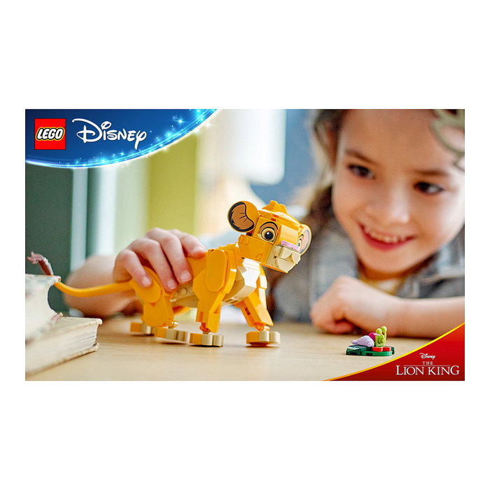 Lego Disney El Rey León: Simba Cachorro, 222 piezas