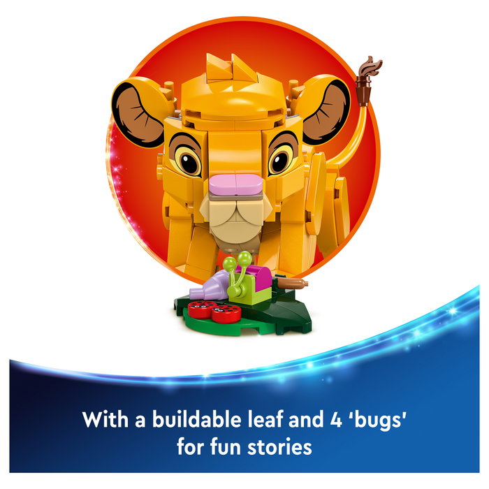 Lego Disney El Rey León: Simba Cachorro, 222 piezas