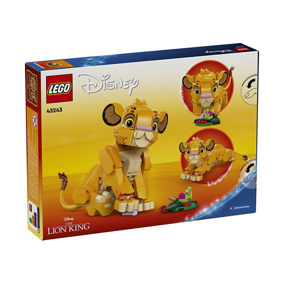 Lego Disney El Rey León: Simba Cachorro, 222 piezas