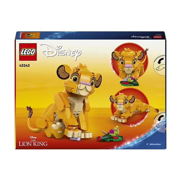 Lego Disney El Rey León: Simba Cachorro, 222 piezas