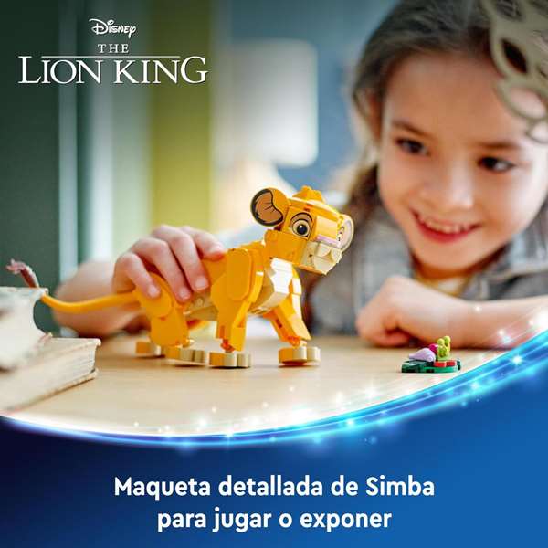 Lego Disney El Rey León: Simba Cachorro, 222 piezas
