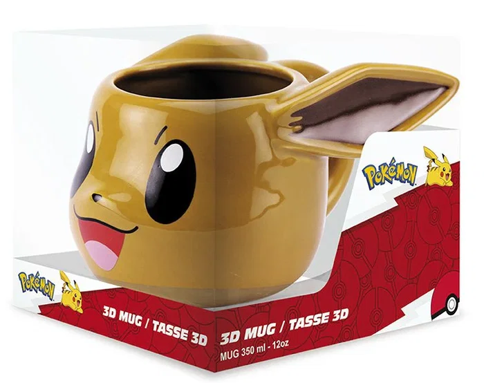 Abystyle Taza 3D Pokémon Eevee Multicolor Abystyle Taza 3D Pokémon Eevee Multicolor