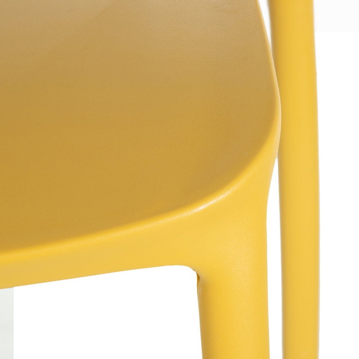 Silla Apilable Amarillo Polipropileno 43 X 43 X 83,20 cm (Set de 4)
