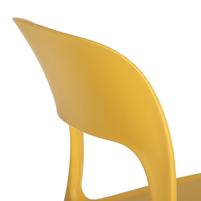 Silla Apilable Amarillo Polipropileno 43 X 43 X 83,20 cm (Set de 4)