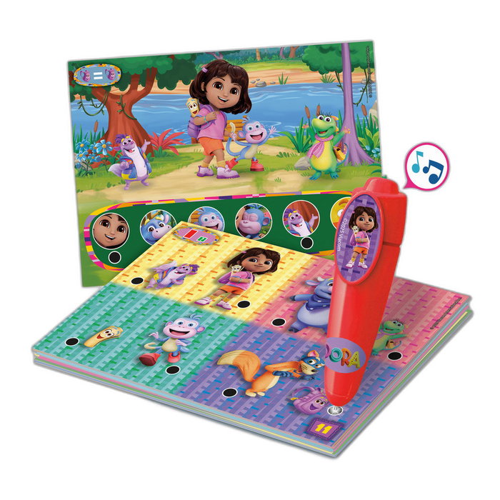 Clementoni Boli Interactivo Dora la Exploradora con más de 200 cuestionarios Clementoni Boli Interactivo Dora la Exploradora con más de 200 cuestionarios