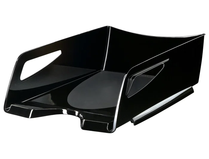 Cep Bandeja sobremesa cep maxi de gran capacidad, plástico negro, 386x270x115 mm, A4