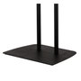 B-Tech BT4002-TPC/B Placa de cubierta para base de suelo, Negro