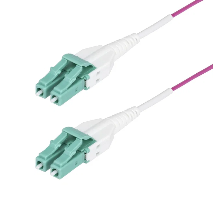 StarTech.com Cable de Fibra Óptica Multimodo OM4 LC a LC UPC 2m Violeta Érica StarTech.com Cable de Fibra Óptica Multimodo OM4 LC a LC UPC 2m Violeta Érica