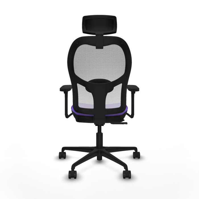 PIQUERAS Y CRESPO Silla de oficina Jorquera con mecanismo Sincro/Traslack, Lila y Blanco PIQUERAS Y CRESPO Silla de oficina Jorquera con mecanismo Sincro/Traslack, Lila y Blanco
