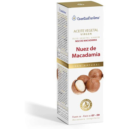 ESENTIAL AROMS Aceite Vegetal Virgen de Nuez de Macadamia 100ml