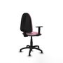 PIQUERAS Y CRESPO Silla de oficina Aýna Rosa con Brazos 1D