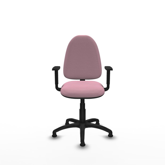 PIQUERAS Y CRESPO Silla de oficina Aýna Rosa con Brazos 1D