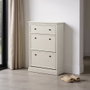 Ixia Zapatero Gris Claro DM 80 x 28 x 108 cm