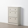 Ixia Zapatero Gris Claro DM 80 x 28 x 108 cm
