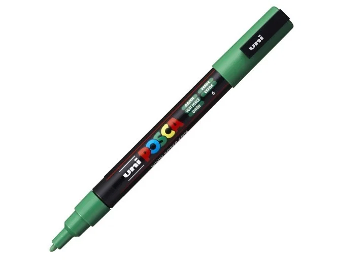 Uni ball Posca PC-3M Verde Claro 0,9-1,3 mm Uni ball Posca PC-3M Verde Claro 0,9-1,3 mm