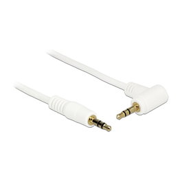 DeLOCK Cable de audio 3,5 mm macho a macho de 2 m, blanco