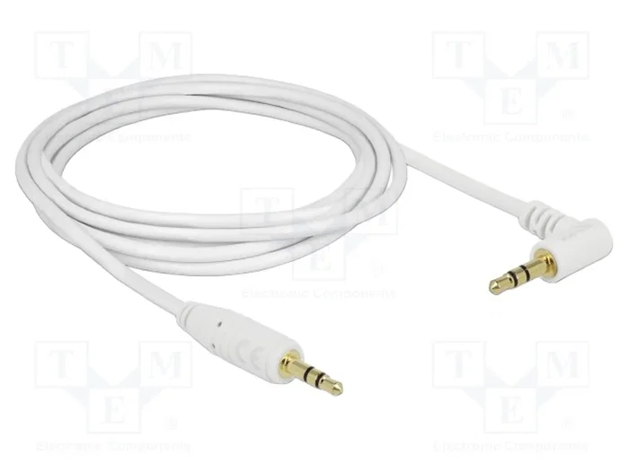 DeLOCK Cable de audio 3,5 mm M/M 2 m Blanco DeLOCK Cable de audio 3,5 mm M/M 2 m Blanco