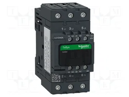 SCHNEIDER ELECTRIC LC1D40AED TeSys D Contactor 40A 48VDC