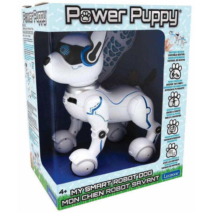 Lexibook Power Puppy - Perro robot inteligente, programable y táctil con mando a distancia Lexibook Power Puppy - Perro robot inteligente, programable y táctil con mando a distancia