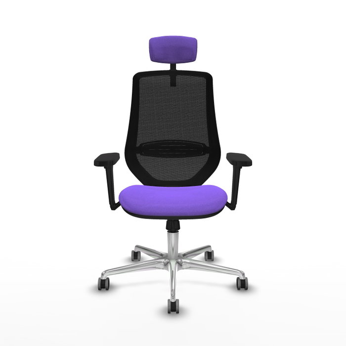 PIQUERAS Y CRESPO Silla de oficina Mardos con mecanismo Sincro, Lila y Negro PIQUERAS Y CRESPO Silla de oficina Mardos con mecanismo Sincro, Lila y Negro