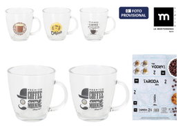 La Mediterranea Set de 2 Tazas Taroda 380 ml (24 Cajas) Anchas