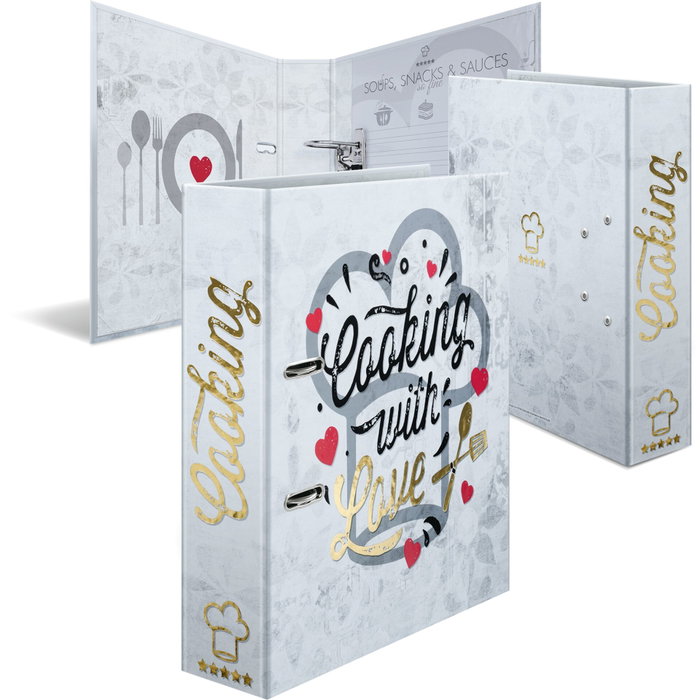 HERMA Archivador de recetas Cooking with Love A4 HERMA Archivador de recetas Cooking with Love A4
