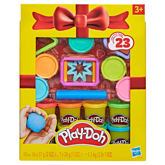 Play-Doh Set Regalo con 23 Botes de Plastilina y 8 Accesorios +3 años G3475 Play-Doh Set Regalo con 23 Botes de Plastilina y 8 Accesorios +3 años G3475
