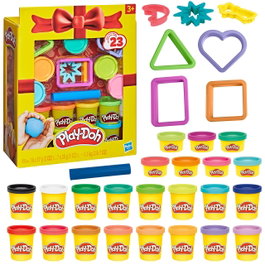 Play-Doh Set Regalo con 23 Botes de Plastilina y 8 Accesorios +3 años G3475