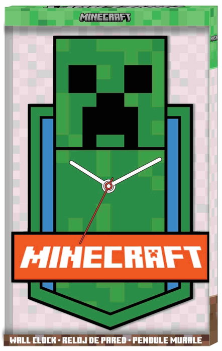 KIDS LICENSING Reloj de pared Minecraft KIDS LICENSING Reloj de pared Minecraft