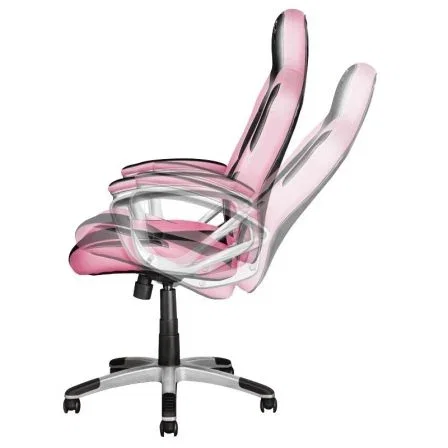 SILLA GAMER TRUST GAMING GXT 705P RYON PINK - CILINDRO GAS CLASE 4 - ASIENTO RECLINABLE - BASTIDOR MADERA - PESO MÁX. 150KG