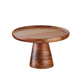 Leone Pastelera de Madera de Acacia, Diámetro 30 cm, Altura 15 cm