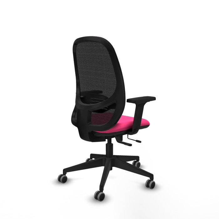 PIQUERAS Y CRESPO Silla de oficina Cilanco Rosa y Negro PIQUERAS Y CRESPO Silla de oficina Cilanco Rosa y Negro