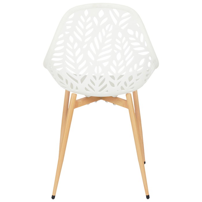 Home Deco Factory Silla de Exterior Blanca Lucena 52,3x53,3 cm H.83,4 cm Home Deco Factory Silla de Exterior Blanca Lucena 52,3x53,3 cm H.83,4 cm