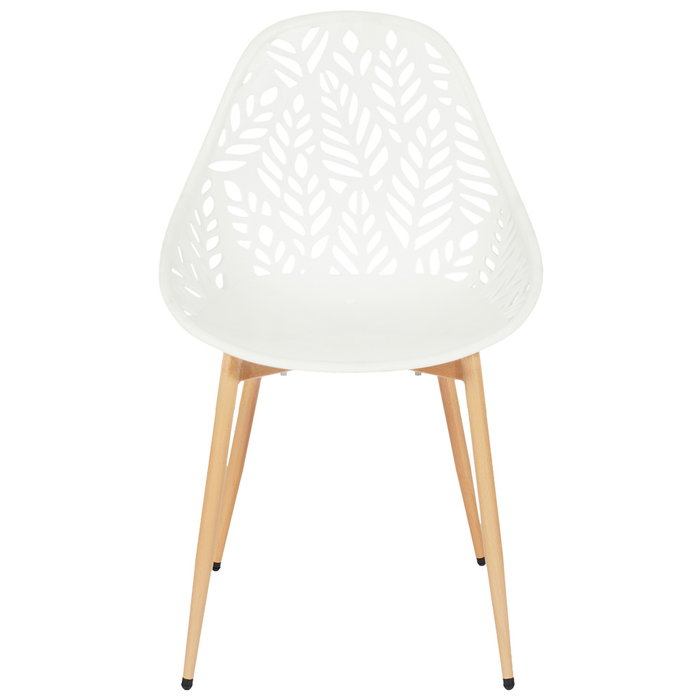 Home Deco Factory Silla de Exterior Blanca Lucena 52,3x53,3 cm H.83,4 cm Home Deco Factory Silla de Exterior Blanca Lucena 52,3x53,3 cm H.83,4 cm