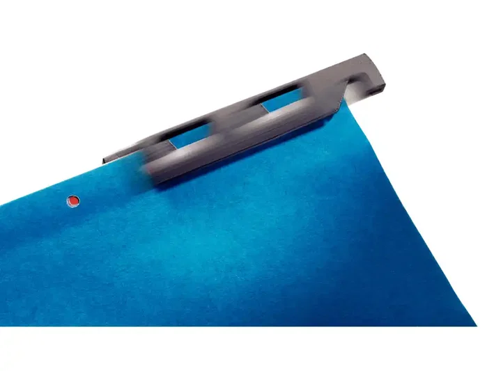 Leitz Divide-It-Up Carpeta Colgante Din A4 con Visor Rígido y Ganchos Móviles - Azul
