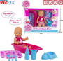 Vicam Muñeco Baby Pipi Comiditas con Bañera 40x13x58cm