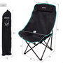 AKTIVE Silla de camping plegable con bolsa