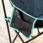 AKTIVE Silla de camping plegable con bolsa