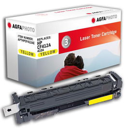 AgfaPhoto CF412A Toner Amarillo para HP, Rendimiento 2300 Páginas