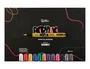 Liderpapel Rotulador Acrílico Punta Pincel, 12 Colores Surtidos