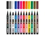 Liderpapel Rotulador Acrílico Punta Pincel, 12 Colores Surtidos