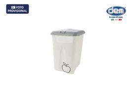 Inde Cubo Basura con Tapa Gris 21L Medidas 32.3x24.7x41 cm (4 Unidades)