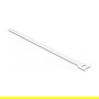 Delock Bridas Adherentes para Cables con Gancho y Lazo, 250 mm x 12 mm, Blanco, Pack de 10 Unidades
