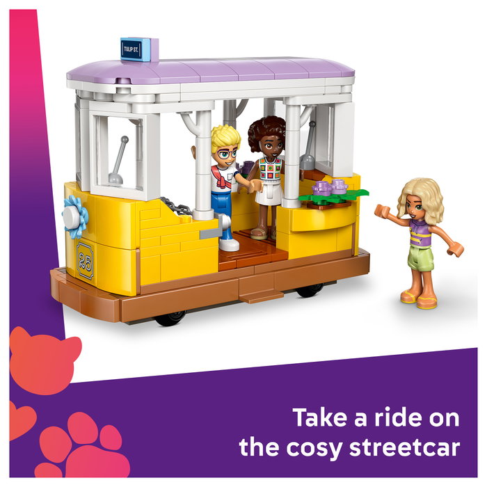 LEGO Friends 42671 Cafetería Botánica y Floristería, Juego de Construcción 1138 Piezas, Multicolor