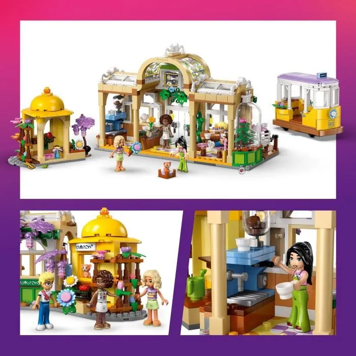 Lego Friends 42671 Cafetería y puesto de flores - Set de construcción para niñas de 9 años Lego Friends 42671 Cafetería y puesto de flores - Set de construcción para niñas de 9 años