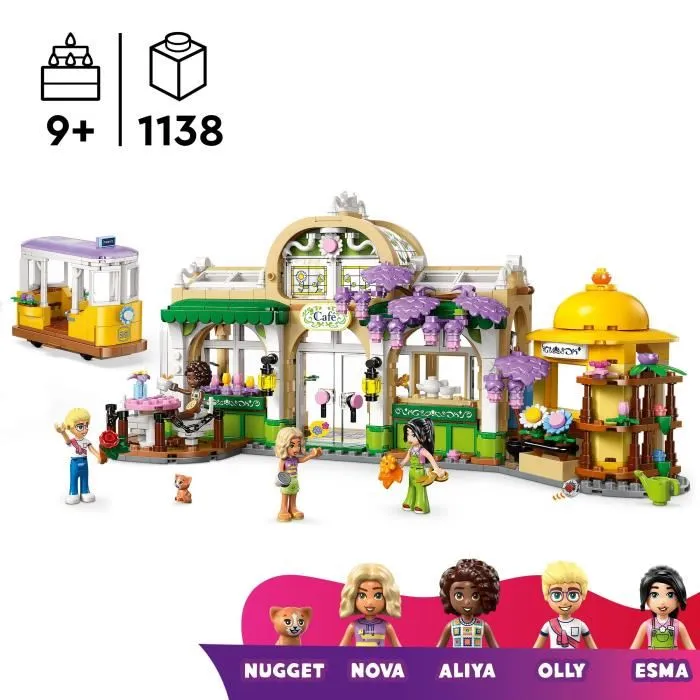 Lego Friends 42671 Cafetería y puesto de flores - Set de construcción para niñas de 9 años Lego Friends 42671 Cafetería y puesto de flores - Set de construcción para niñas de 9 años