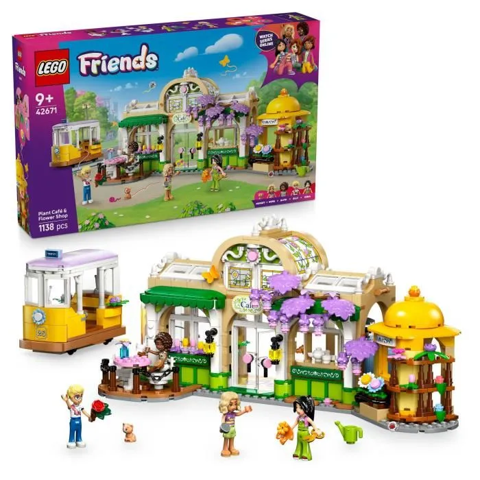 Lego Friends 42671 Cafetería y puesto de flores - Set de construcción para niñas de 9 años Lego Friends 42671 Cafetería y puesto de flores - Set de construcción para niñas de 9 años