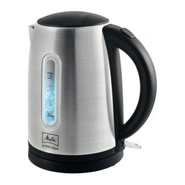 Melitta Prime Aqua 1018-02 AAW7311 Wasserkocher 1,7 L 2200 W Negro Acero Inoxidable