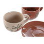DKD Home Decor Set de Café CALIMA 2023 de 6 Piezas