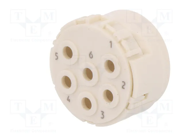 HARTING Conector M23 Macho de 6 Pines Industrial